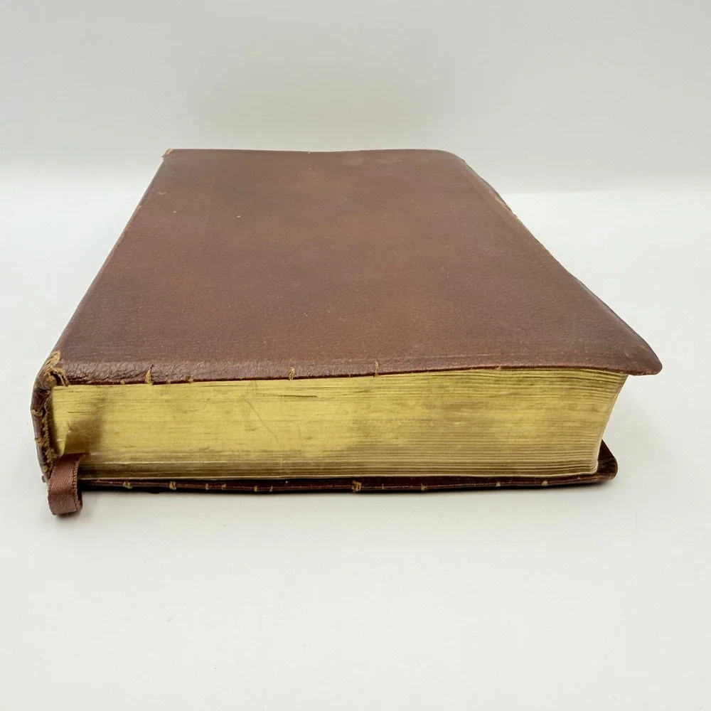 Thomas Nelson Topical Chain Study Bible 964BR Brown Bonded Leather 1989 Indexed - Picture 5 of 11